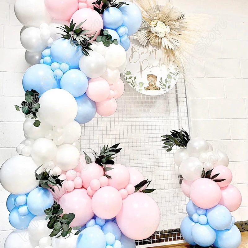 

180 шт., белые латексные воздушные шары