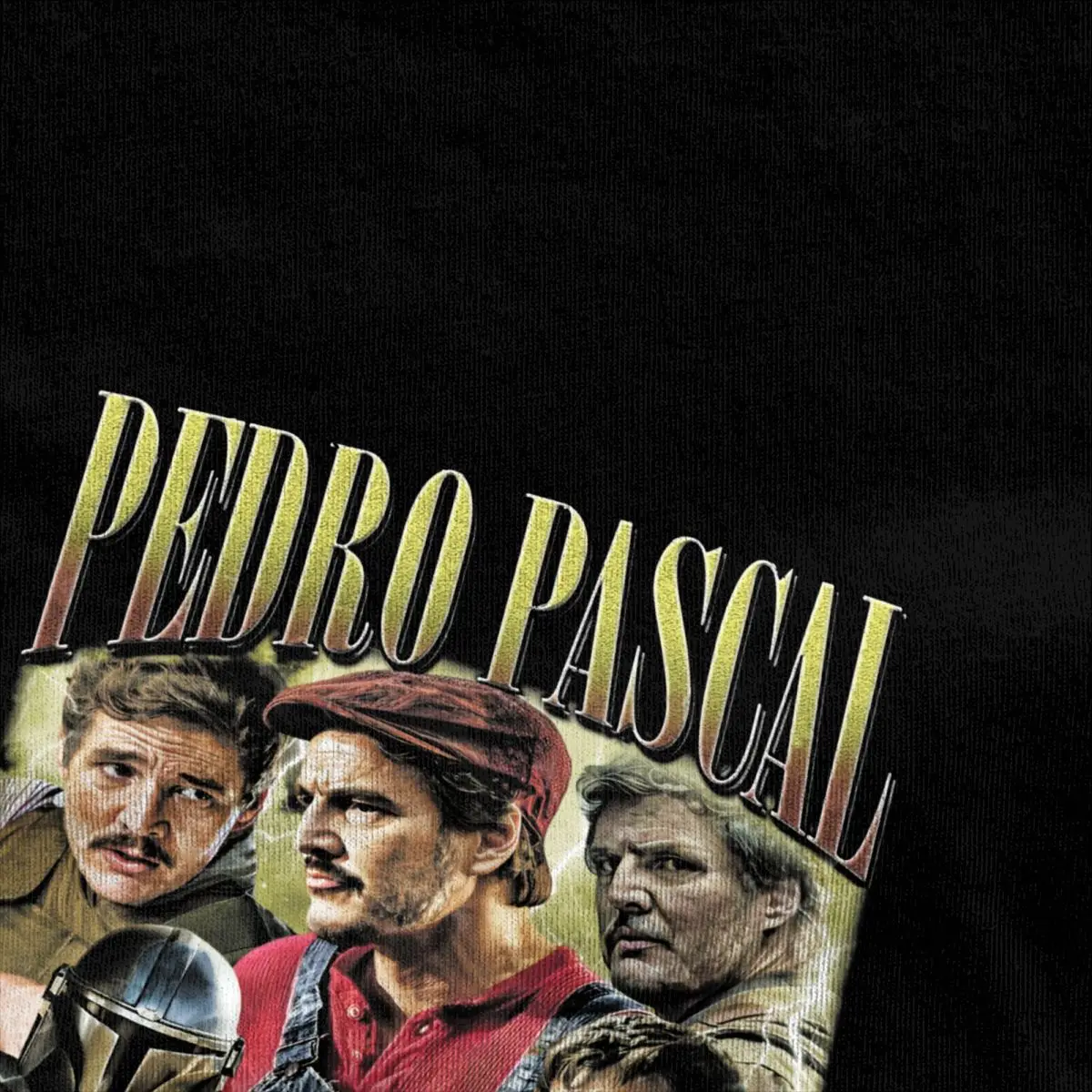 Мужские и женские винтажные хлопковые футболки с графическим принтом Педро