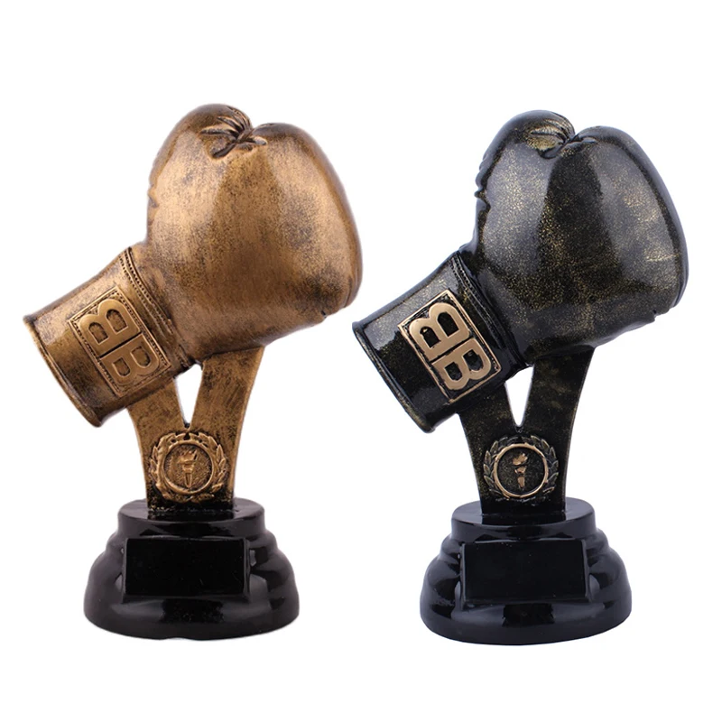 

Resin Crafts Sports Boxing Gloves Home Decorations Office Ornaments Creative Vintage Handicrafts Resin Trophies Birthday Gifts
