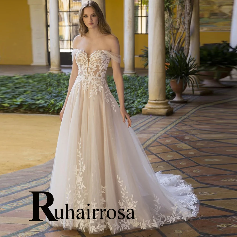 

Женское свадебное платье Ruhair, ТРАПЕЦИЕВИДНОЕ ПЛАТЬЕ с открытой спиной и рукавами-крылышками, со шлейфом, для невесты