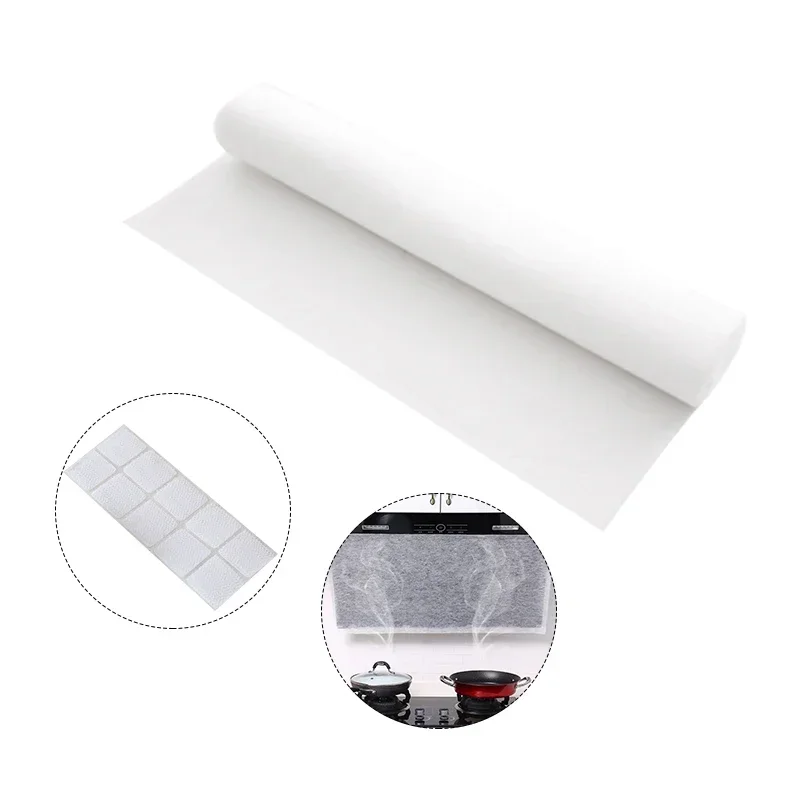 Одноразовые кухонные масляные фильтры бумажные для капота Нетканые защиты от