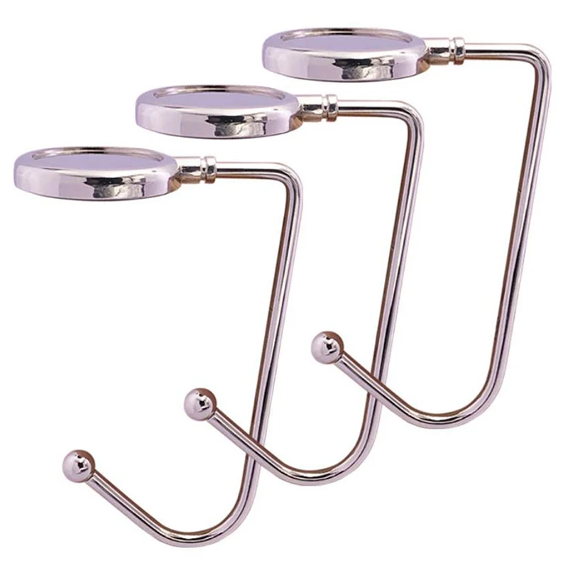 

Zinc Alloy Convenient Bag Hanger Multifunction Anti Slip Hook Hanger Hook Holder Christmas Stocking Hook Desktop Bag Hook