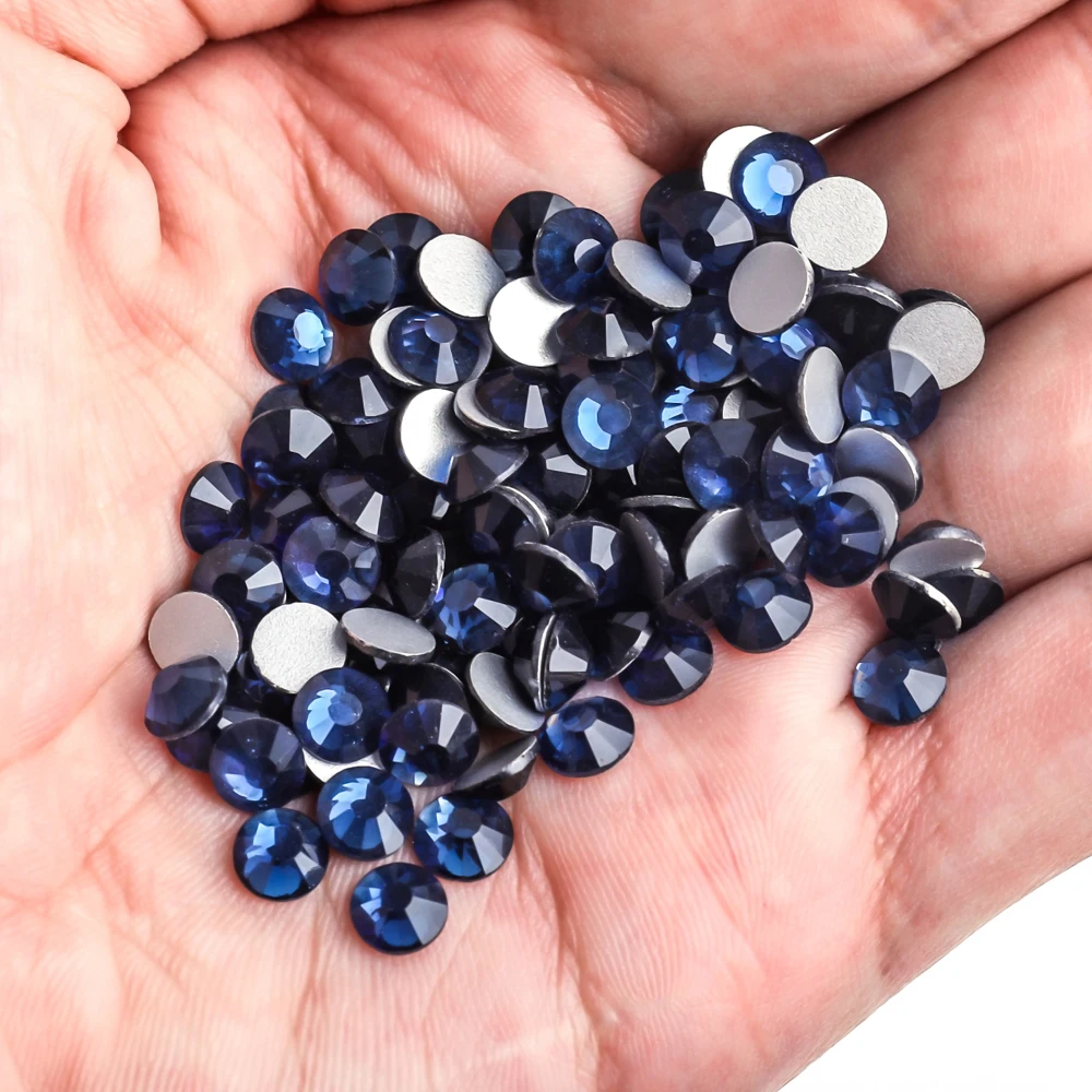 2028 SS3-SS34 Montana без горячей фиксации стразы с плоской задней частью стеклянные