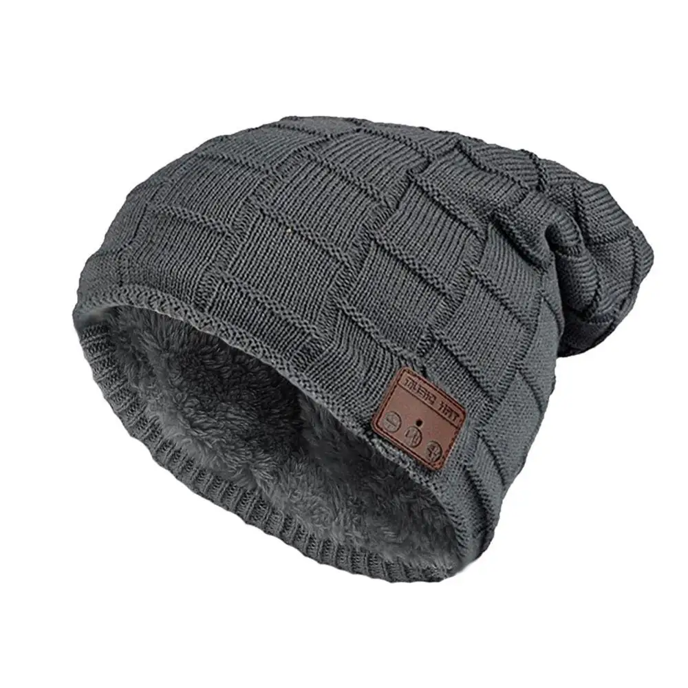 

Winter Warm Music Hat Wireless Headset Sport Hats Headphone Headset Smart Cap Speaker Mic Hats for Gifts