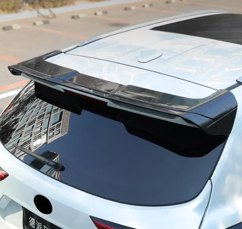

ABS PAINT CARBON FIBER REAR WING TRUNK LIP TAIL SPOILER FOR Toyota Highlander 2020 2021 2022 2023