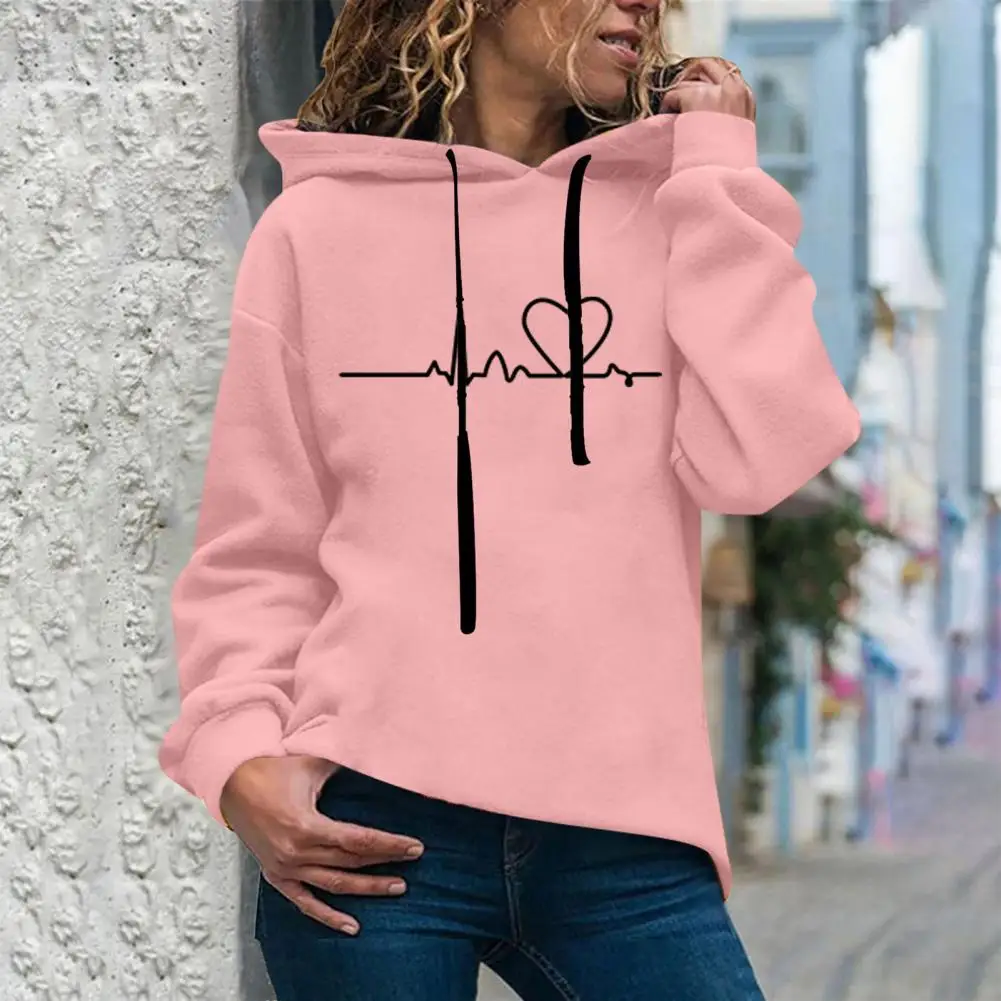 

Trendy Casual Plush Spring Hoodie Women Winter Hoodie Hat Thermal