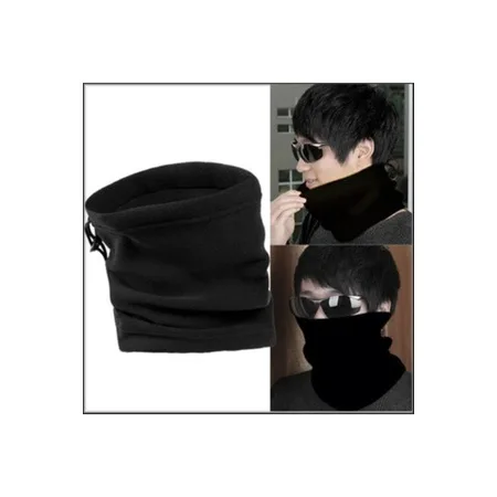 

Winter Fleece Scarf Hat Sets Cervical Collar Thermal Neck Warmer Bandana 460959887