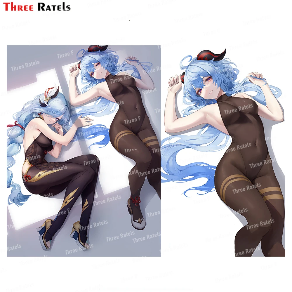 Three Ratels I419 Ganyu Genshin Impact Stickerd для Passat B6 автомобильные аксессуары авто Dedcor Переводные виниловые материалы