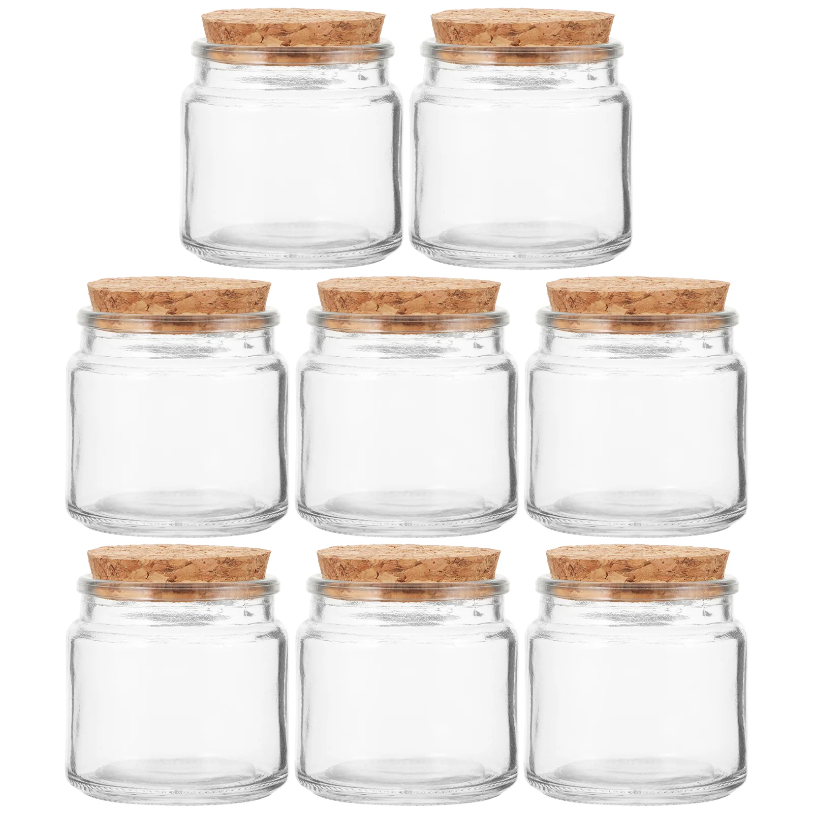 

8 Pcs Cover Vitroleros Para Mini Honey Storage Jar Wood Tea Light Holders
