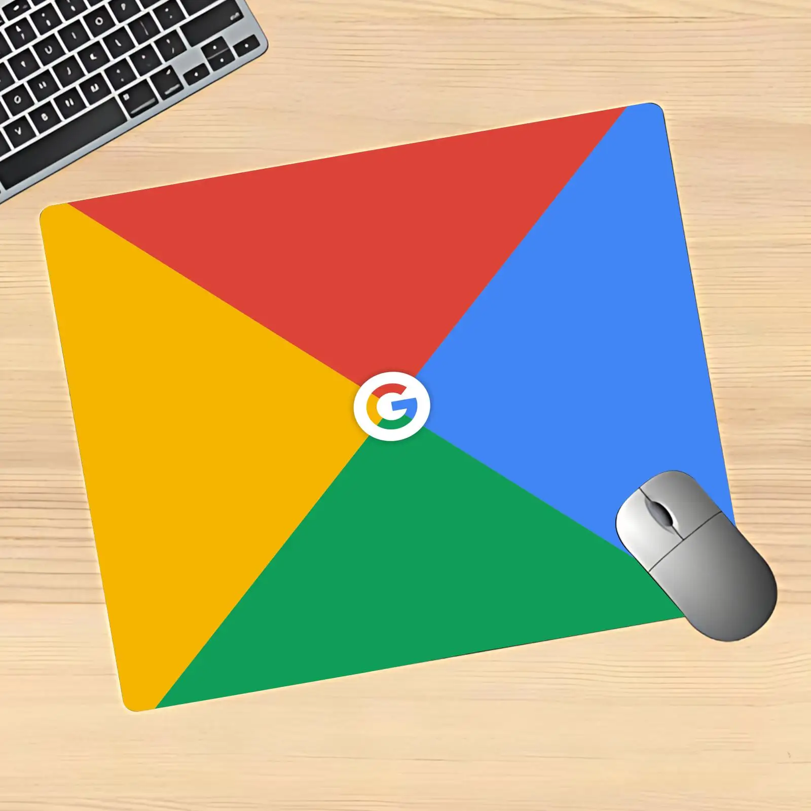Фото Коврик для мыши Google, мультяшный, резиновый, маленький, для настольного компьютера, офиса, клавиатуры, киберспорта, ROG, для игр №2