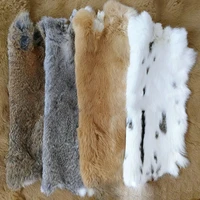 genuine rabbit skin whole piece fluffy real rabbit leather fur furry costume handbags craft accessories high quality home decor