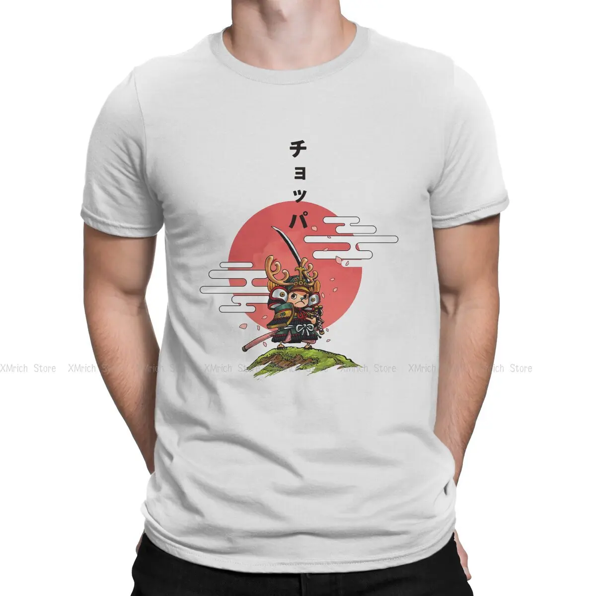 

CHOPPER SAMURAI Man's TShirt One Piece Nami Sanji Anime Crewneck Tops 100% Cotton T Shirt Funny Top Quality Birthday Gifts