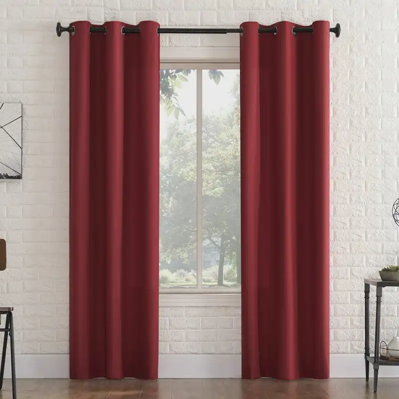 

Arlo Textured Thermal Insulated Grommet Curtain Panel Pair, 40