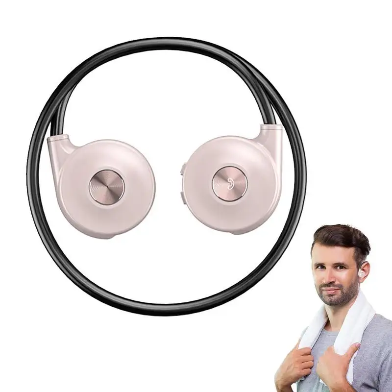 

Mini Bone Conduction Blue Tooth Earphones Lightweight Waterproof Headphones With Mic Sports Business Headsets