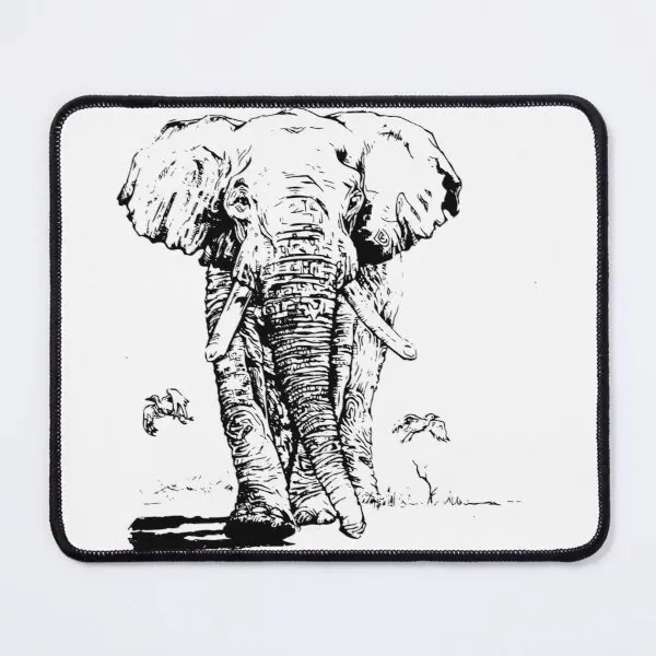 

Игровой коврик для мыши со слоном, с принтом клавиатуры