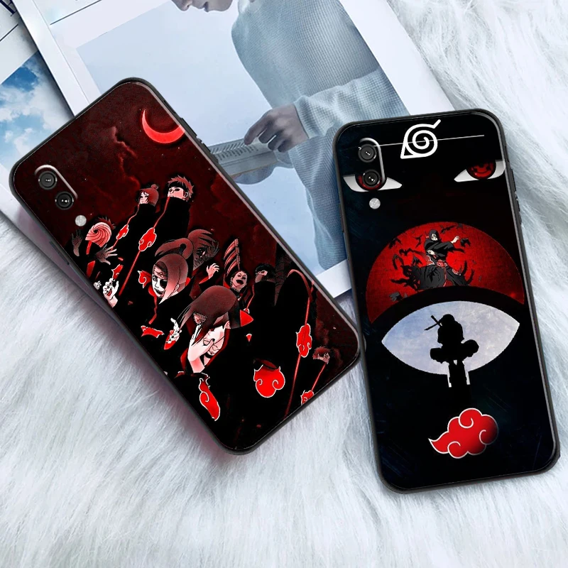 

NARUTO For Xiaomi Redmi 10 Note 9 10 Pro 5G 9T 10S Phone Case Back Liquid Silicon Black Funda Soft Silicone Cover Carcasa Coque