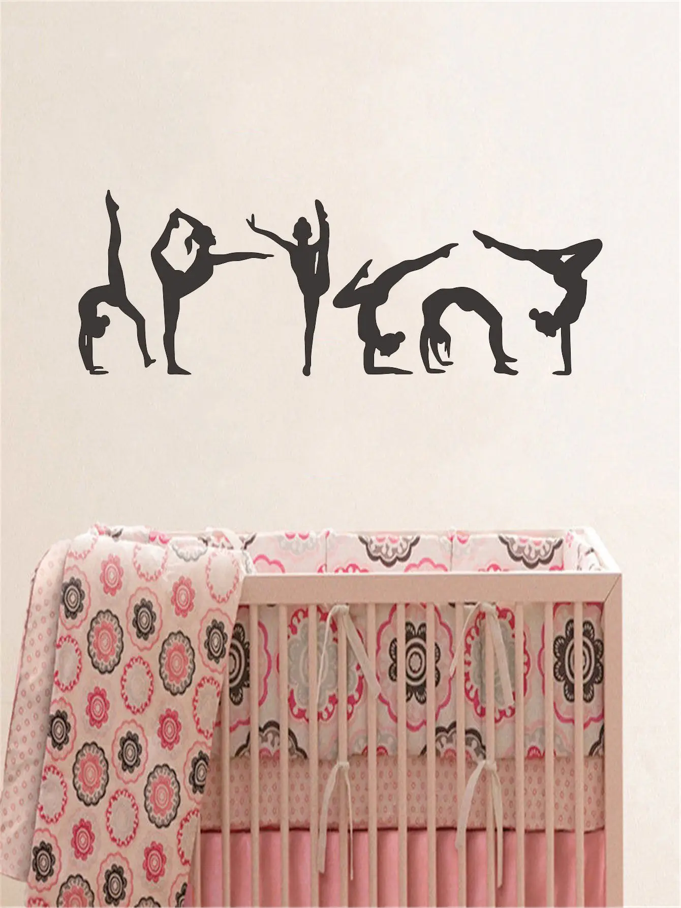 Виниловая наклейка на стену в современном стиле с шестью танго танцующими