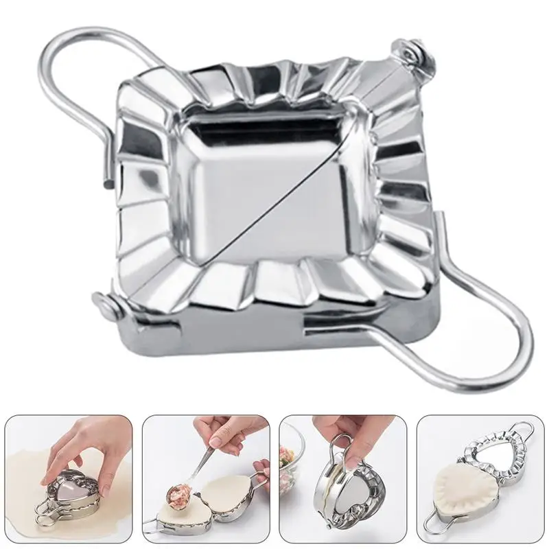 

1pc Square Dumpling Wrapper Tool Stainless Steel Making Machine Dumpling Mould