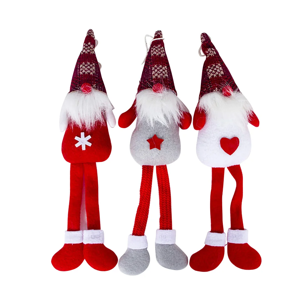 

Gnome Christmaself Tomte Figurines Santamerryholiday Swedish Stuffed Leg Ornament Dekstop Nisse Gifts