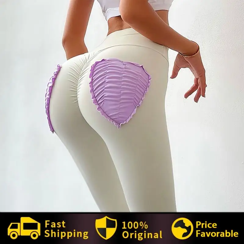 

Sport Pants Tights Yoga Pant Buttocks Women's Hip-Raising High Waist Running Pants Push Up Clothing Pants Running Gym Woman Pant