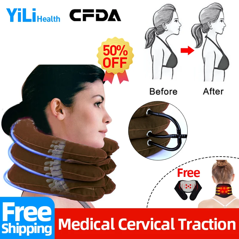 

Cervical Traction Brace Device Neck Stretcher Relaxer Pulling Support Correction Therapy Posture Corrector Stretching Tractor