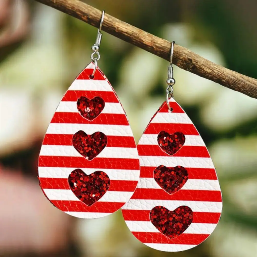 

Lady Drop Earrings Stable Great Friendly to Skin Portable Women Dangle Earrings