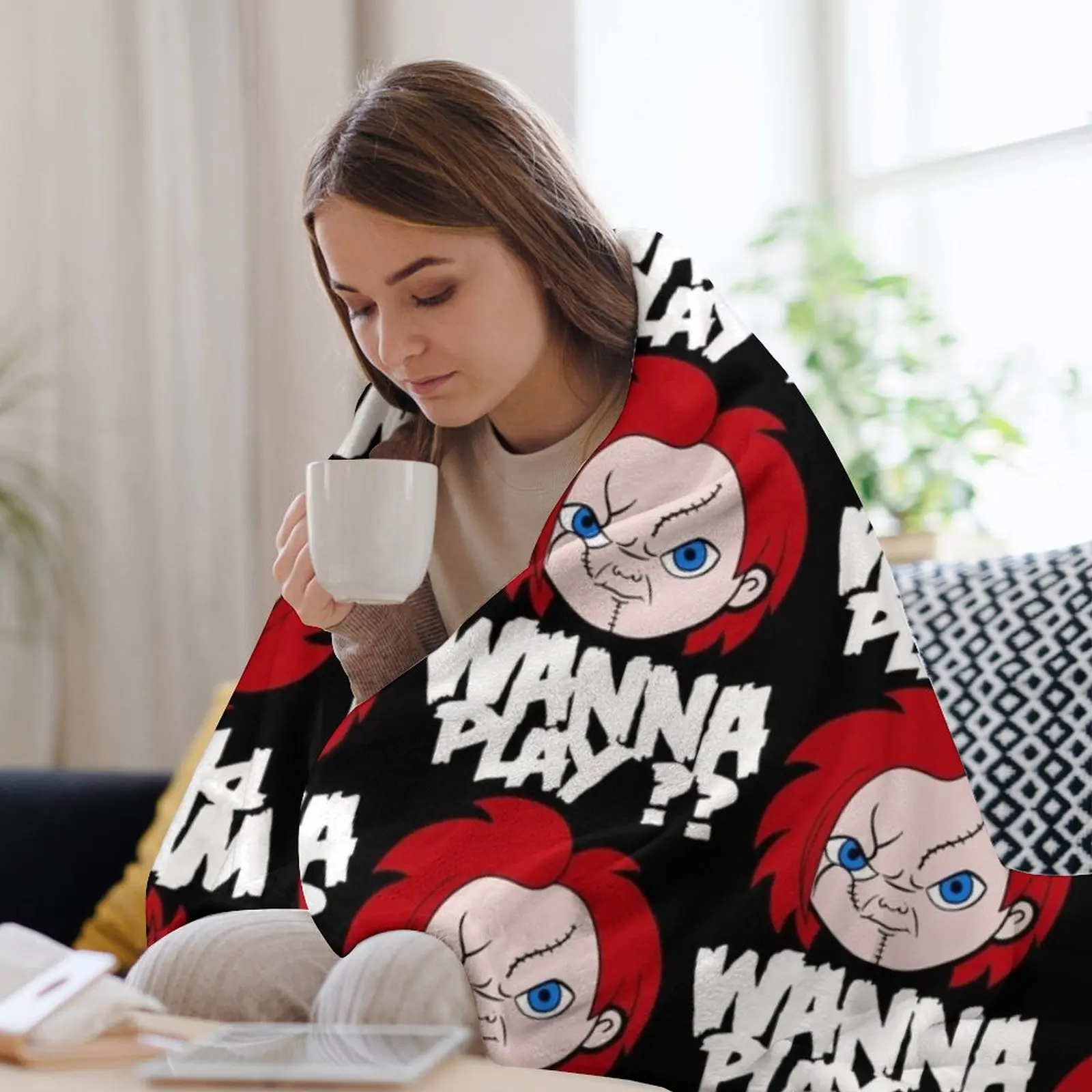 Фланелевое одеяло Wanna Play