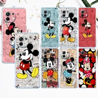 mickey minnie mouse art for xiaomi mi 12x 12 11 11t 11i 10t 10 pro lite ultra 5g 9t 9se a3 soft tpu transparent phone case