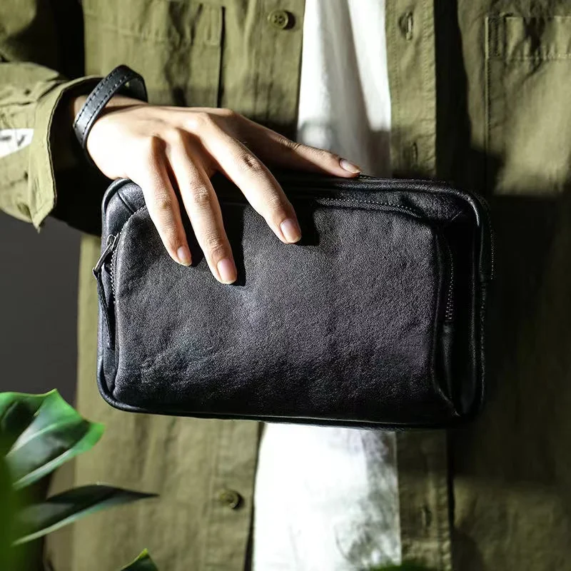 Сумка-мессенджер wmnuo Мужская через плечо брендовая сумочка кросс-боди из