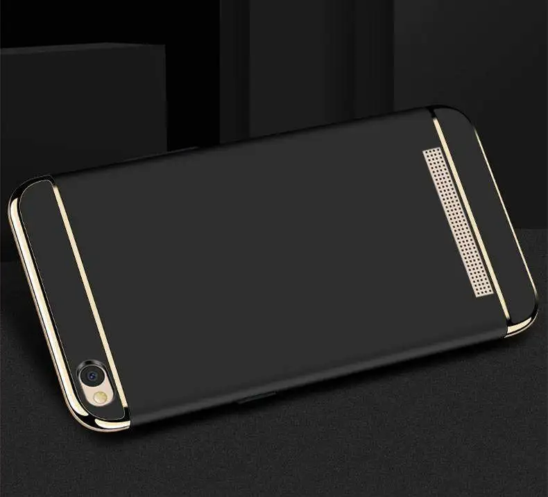 Чехол для Xiaomi Redmi 6A ударопрочный чехол 3 в 1 с гальваническим покрытием и защитой
