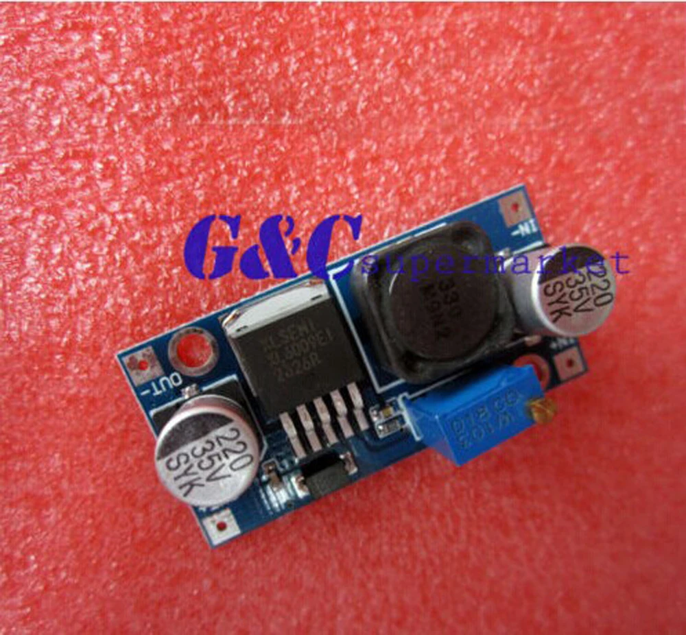 

1 шт., Регулируемый Модуль преобразователя мощности XL6009 для электронных компонентов LM2577