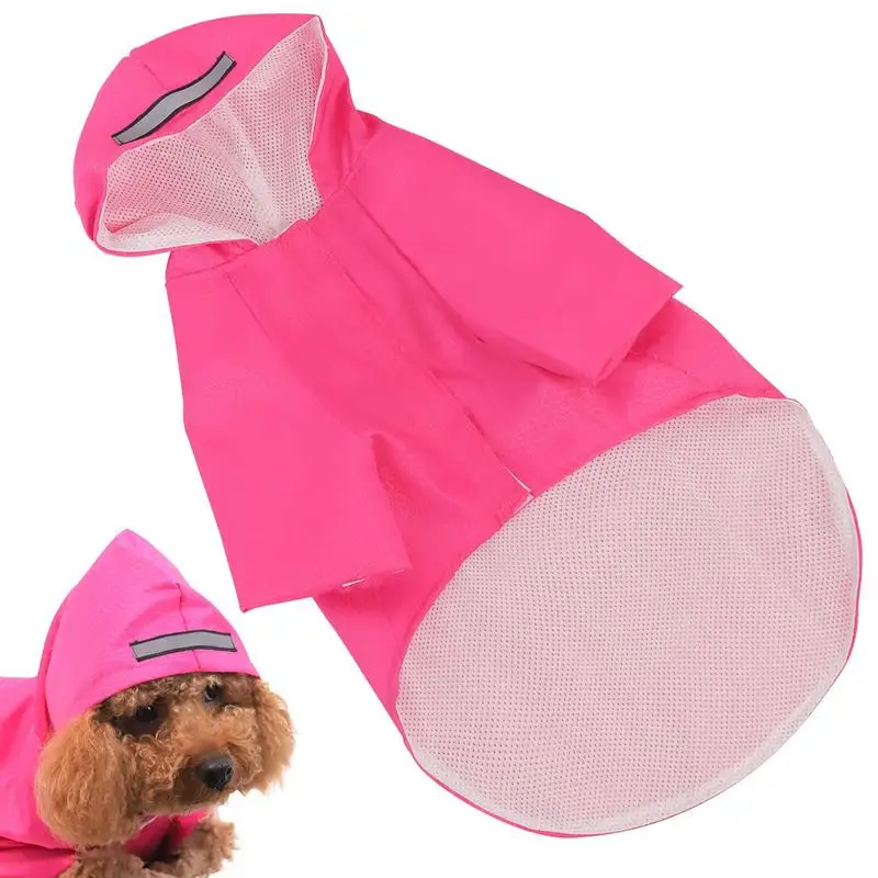 

Dog Raincoat With Hood Waterproof Rain Jacket Collapsable Rain Coat With Hood Dog Raincoat Hooded Slicker Poncho For Small