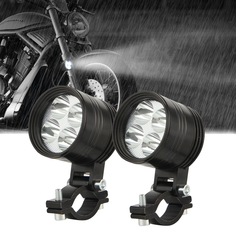 

Motorcycle Led light 6500k 40W White Super Bright 4-Leds Working Spot Light Motorbike Fog Lamp LED Scooters Spotlight