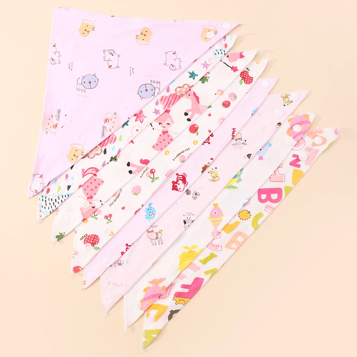 Детские Хлопковые Нагрудники Для Новорожденных Мягкие Дышащие Водостойкие