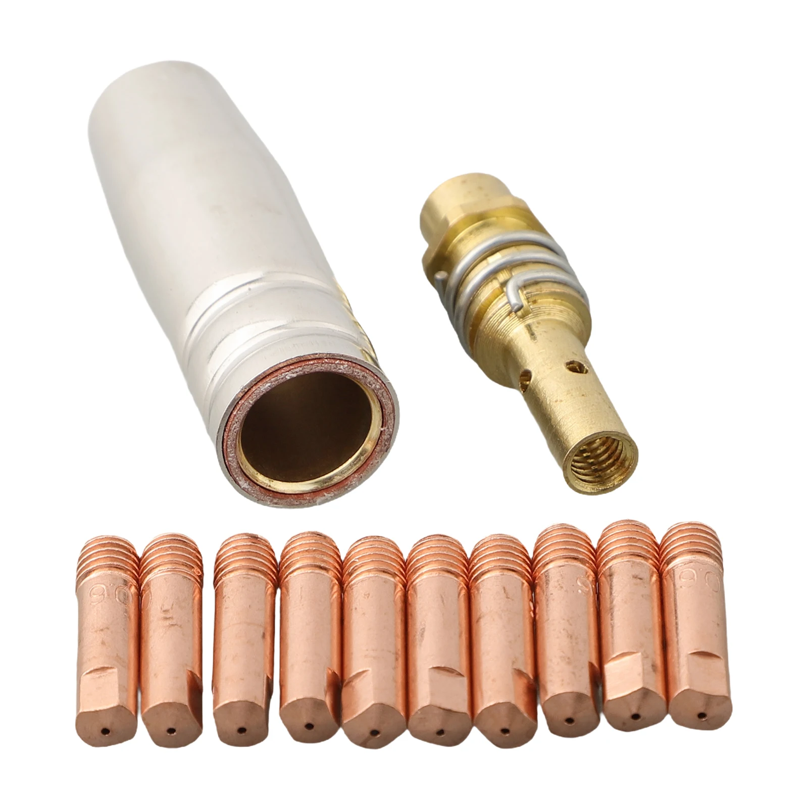 16/10/5 шт. MB15-15AK MIG сварочный контактный наконечник 0 6 мм 8 9 1 2 защитное сопло для Rilon