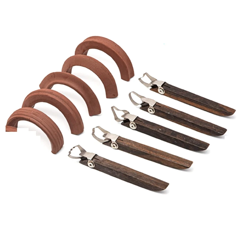 5-компонентный экструдер для глины инструмент керамической чашки в форме ручки