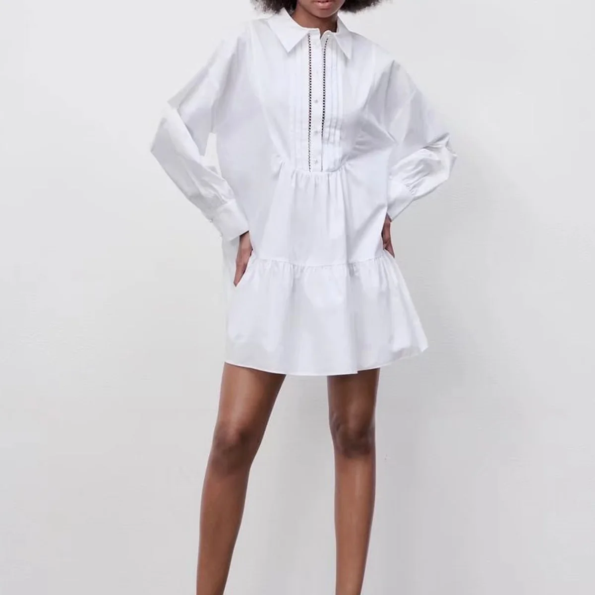 

2022 Women Female Vestidos Chic Casual Loose Dresses