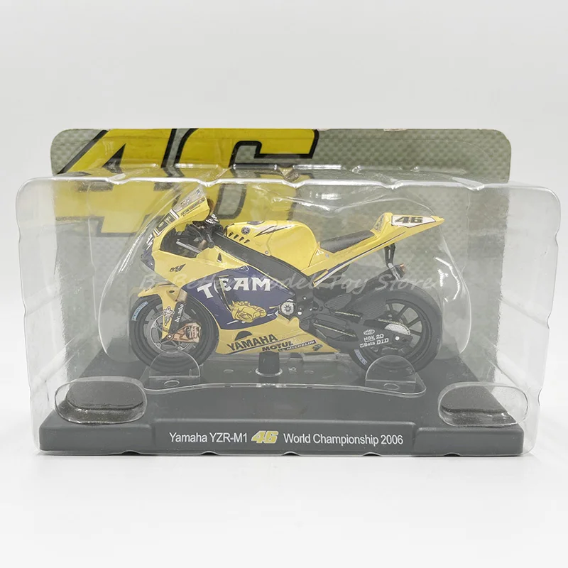 

1:18 Литая модель мотоцикла Toy YZR-M1 чемпионат мира 2006, копия для коллекции