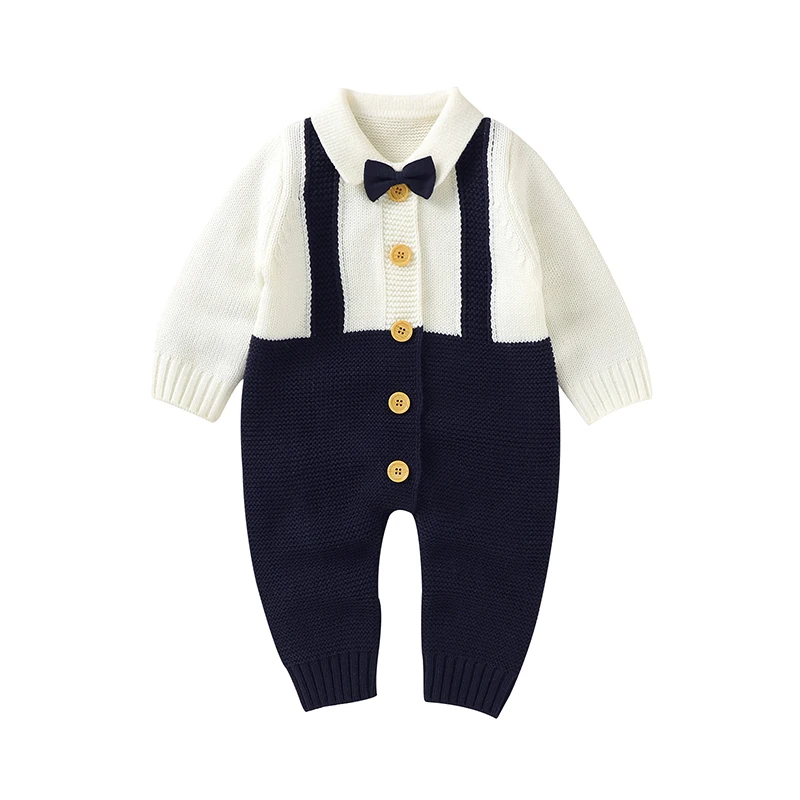 

Winter Baby Boys Rompers Clothes Autumn Turtle Neck Long Sleeve Knit Newborn Infant White Jumpsuits Outfits One Pieces Playsuits