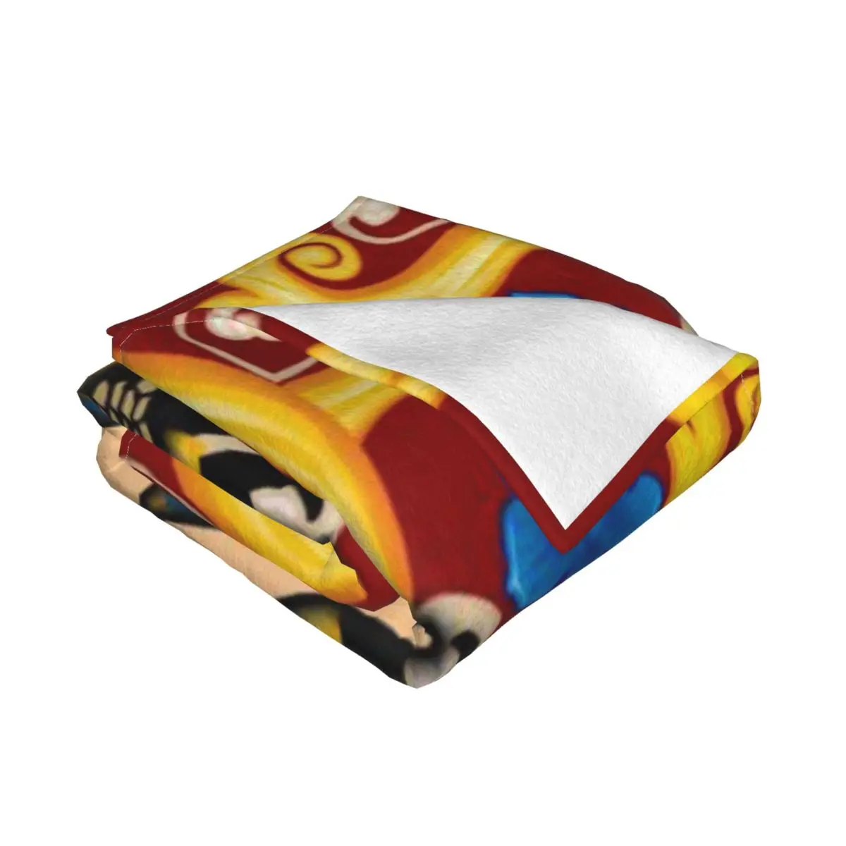 Ультрамягкое Флисовое одеяло Sicilia Triscele Trinacria Maioliche