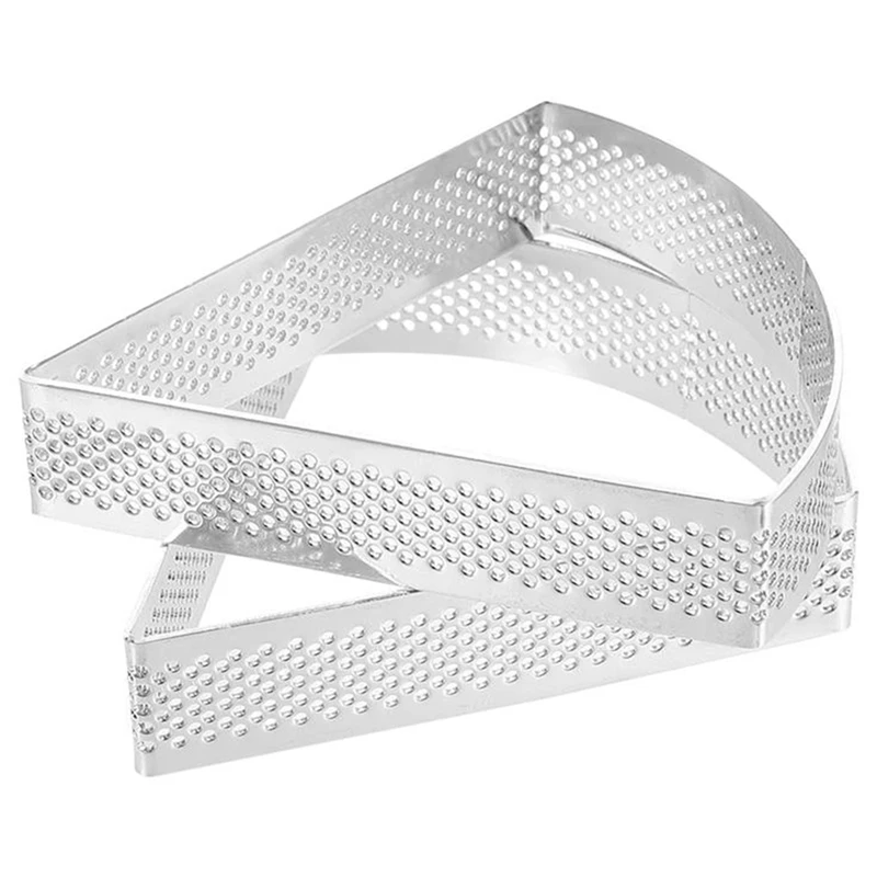 Многоразовая трехугольная форма для мусса пирога кольцо из нержавеющей стали