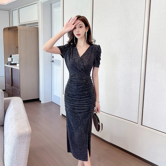 Elegant Sexy Dresses Woman Spring 