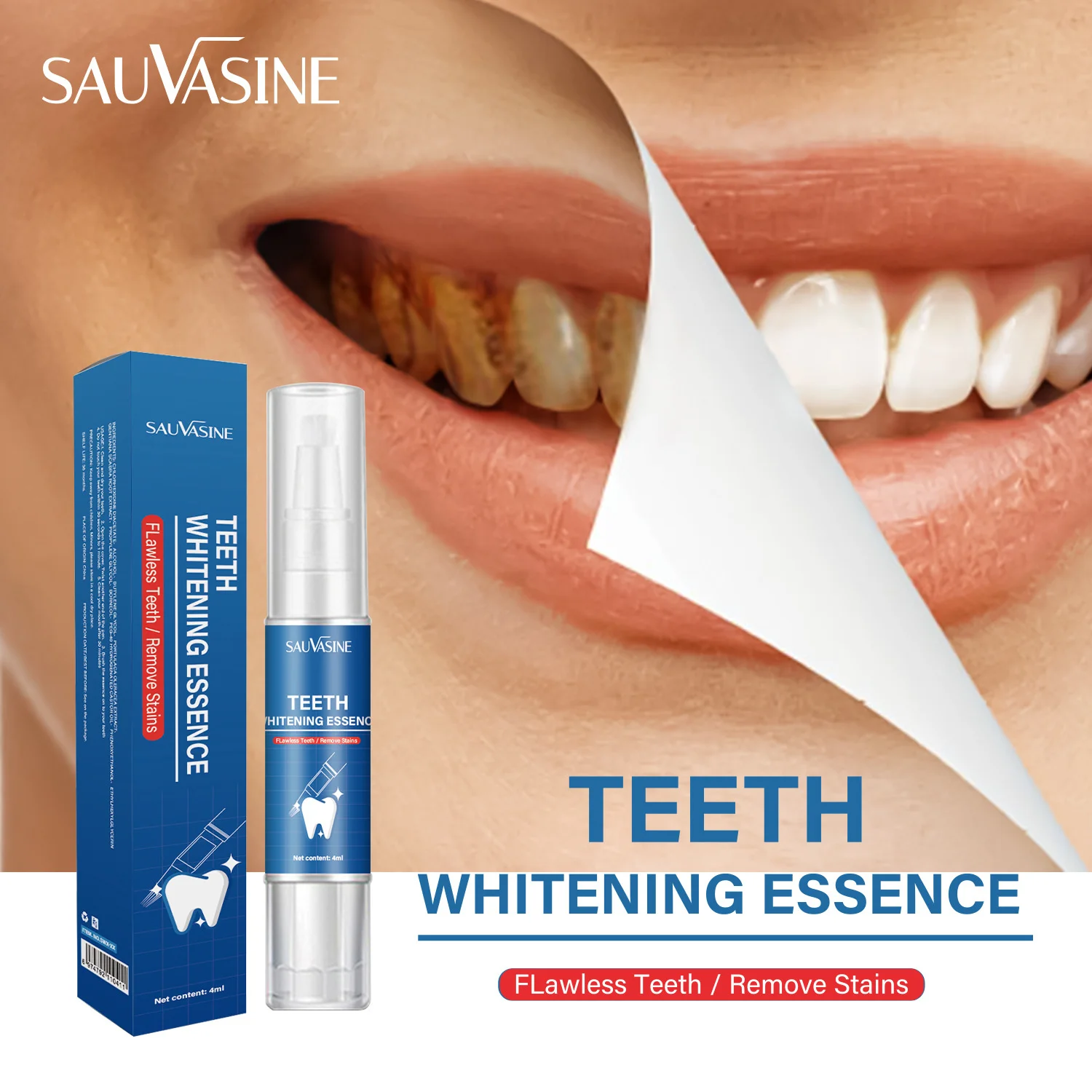 

Teeth Whitening Essence Pen Tooth Brighten Bleaching Serum Gel Effective Remove Plaque Stains Oral Hygiene Dental Cleaning Tools