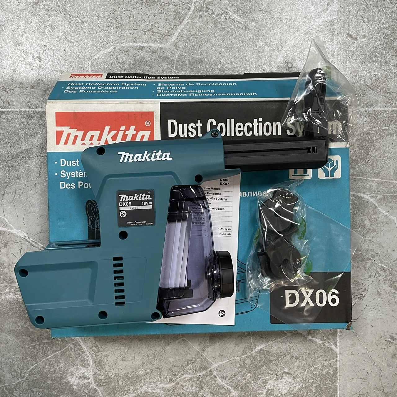 Экстрактор пыли Makita DX06 199566-6 подходит для DHR242Z работает автоматически