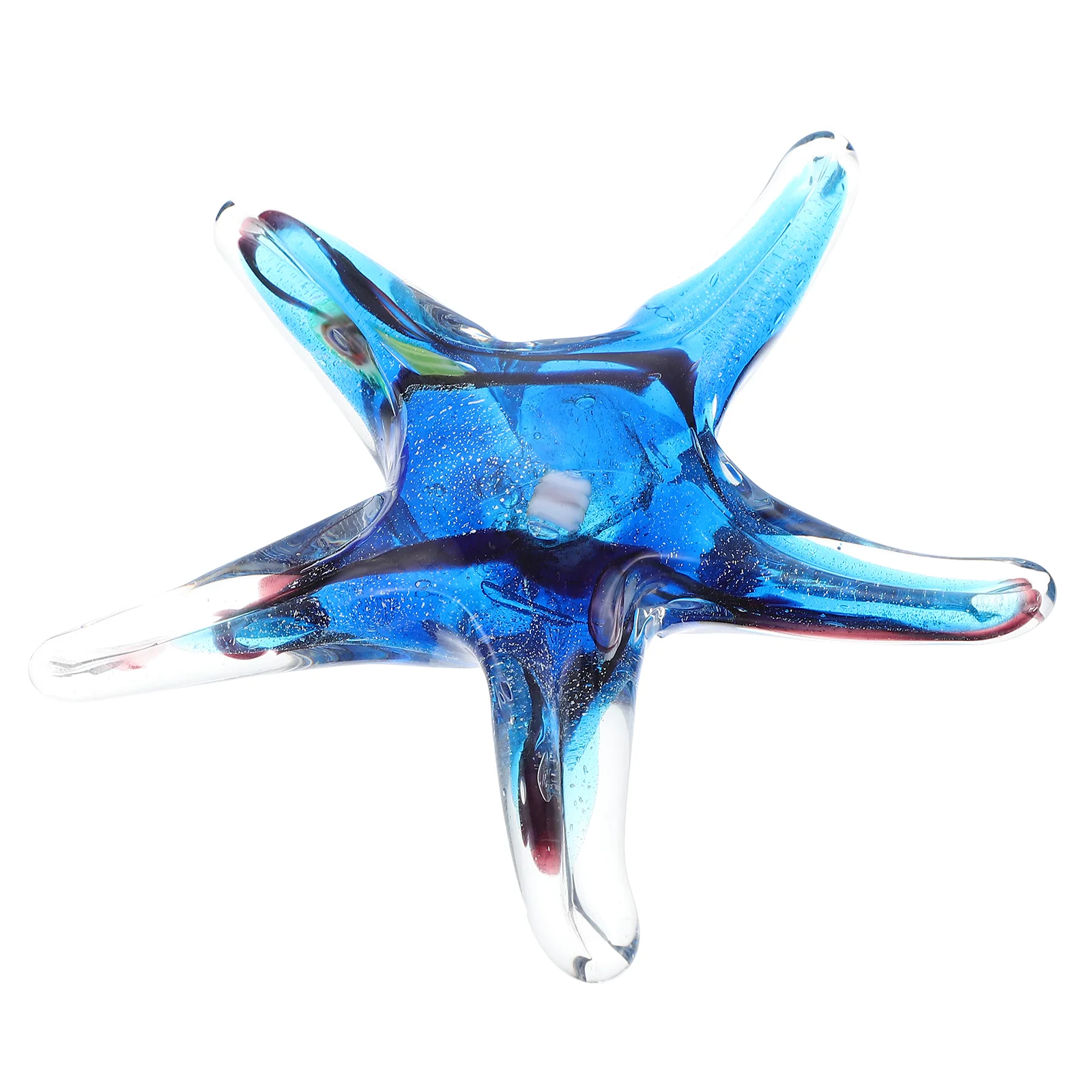 

Home Accessories Glass Star Fish Decoration Decorative Star Fish Ornament Tiny Crystal Sea Animal Statues Crystal Paperweight