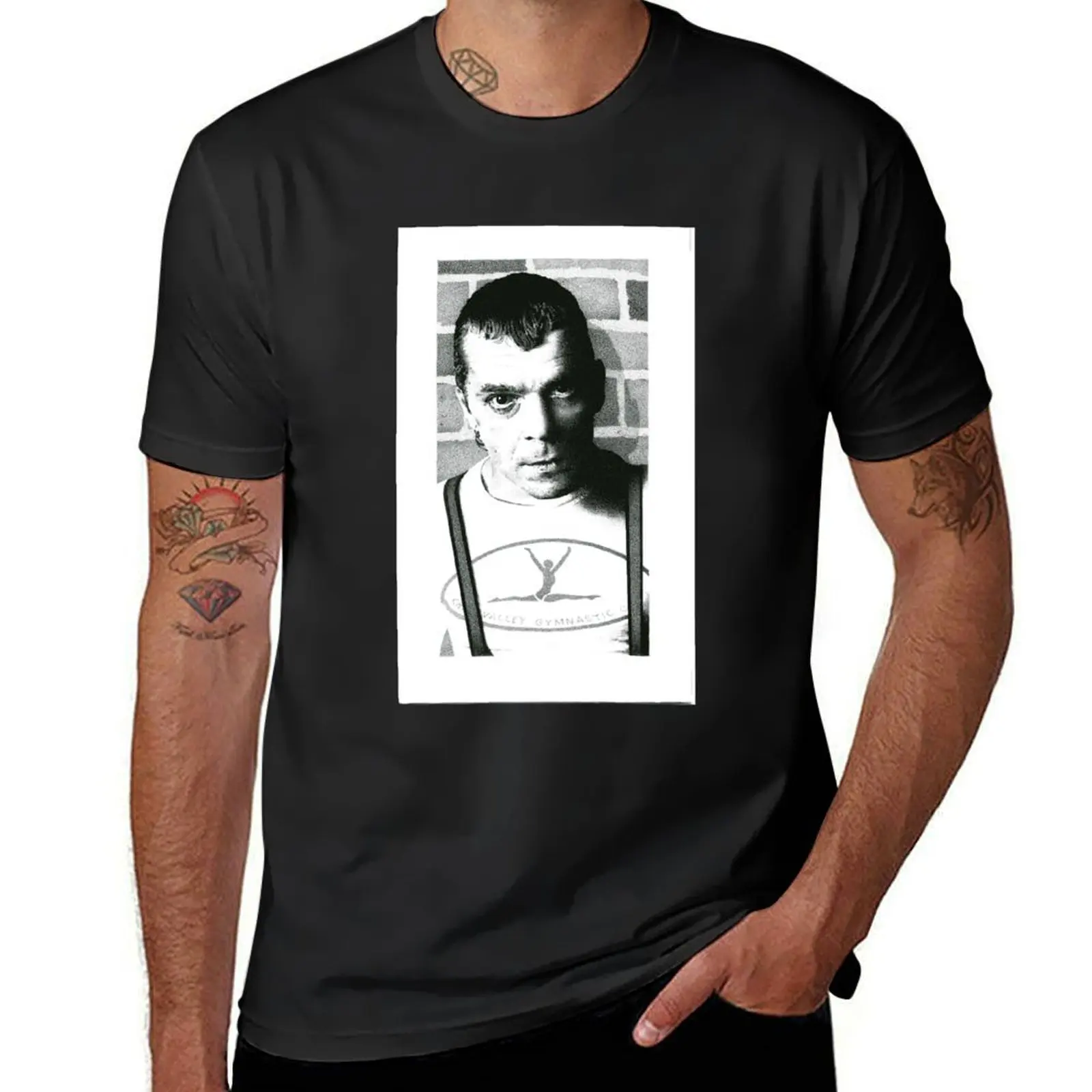 Футболка с художественным принтом Ian Dury корейские модные заготовки мужские