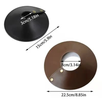 waterproof lamp shade pu leather lamp cover spotlight shade protective case for outdoor camping tent picnic decoration