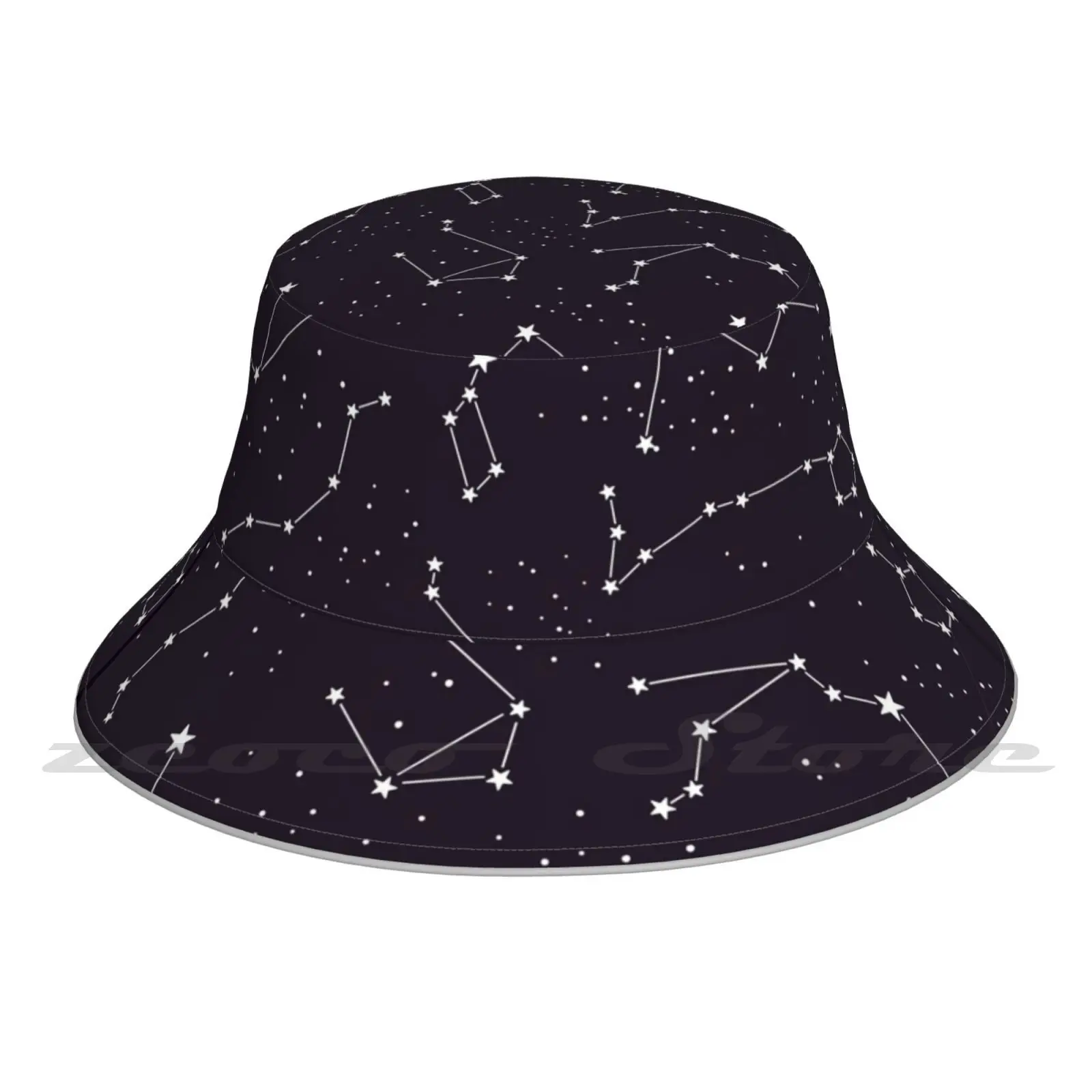 

Pattern Bucket Hat Outdoor Sports Breathable Present Fashion Cap Cosmos Cosmic Star Starry Galaxy Space Night Sky Seamless
