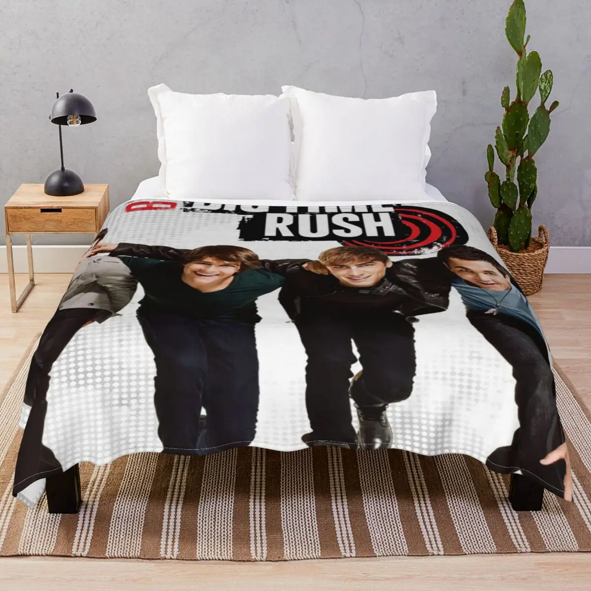 Big Time Rush Poster Blankets Velvet Spring Autumn Soft Throw Blanket for Bedding Sofa Travel Cinema