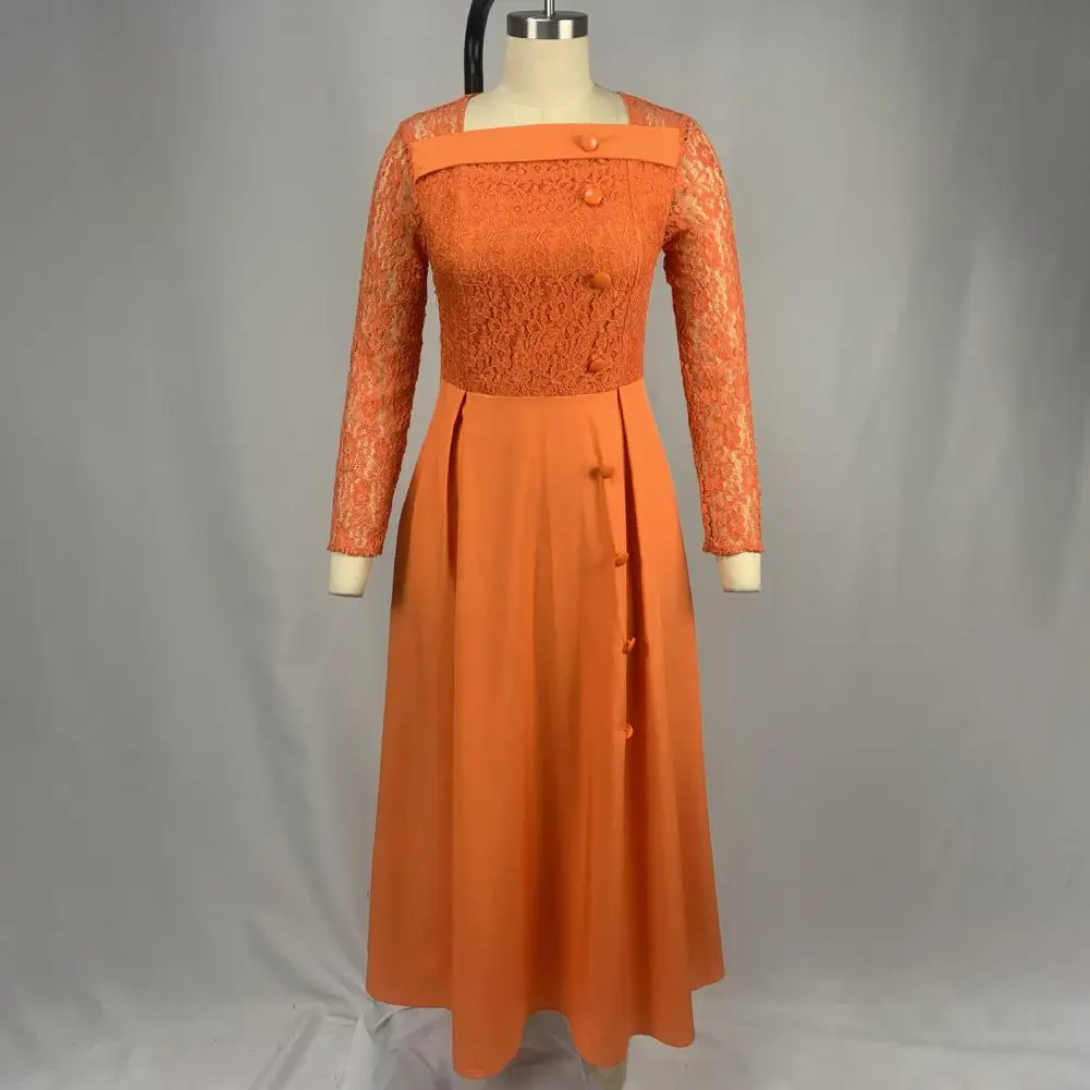

Summer Dress Lace Patchwork Women Dress Summer Midi Dress Wedding Party Wear